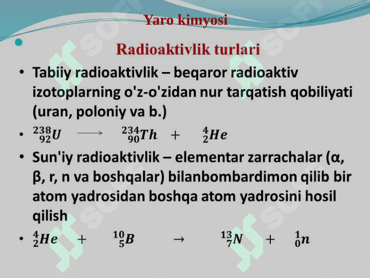 Yadro kimyosi 5