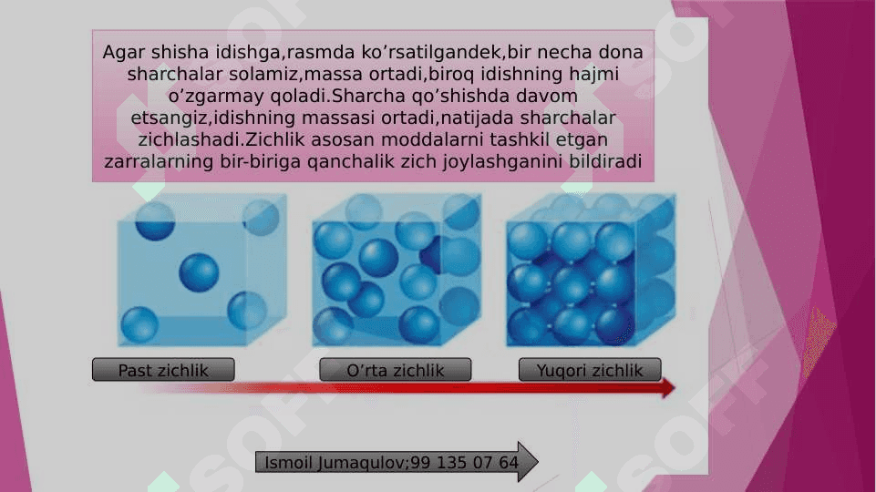 Moddaning zichligi 4