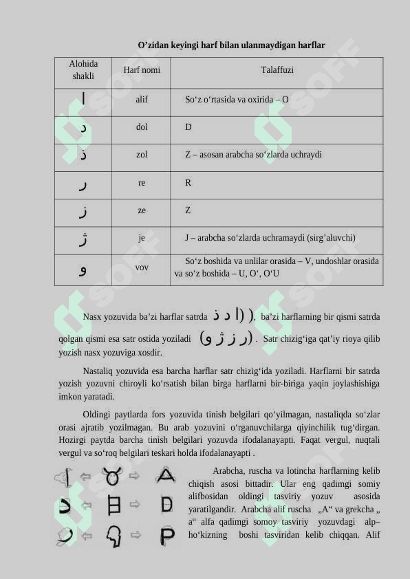 MUNFASIL HARFLAR 2
