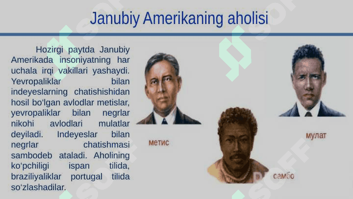 Janubiy Amerika aholisi 7