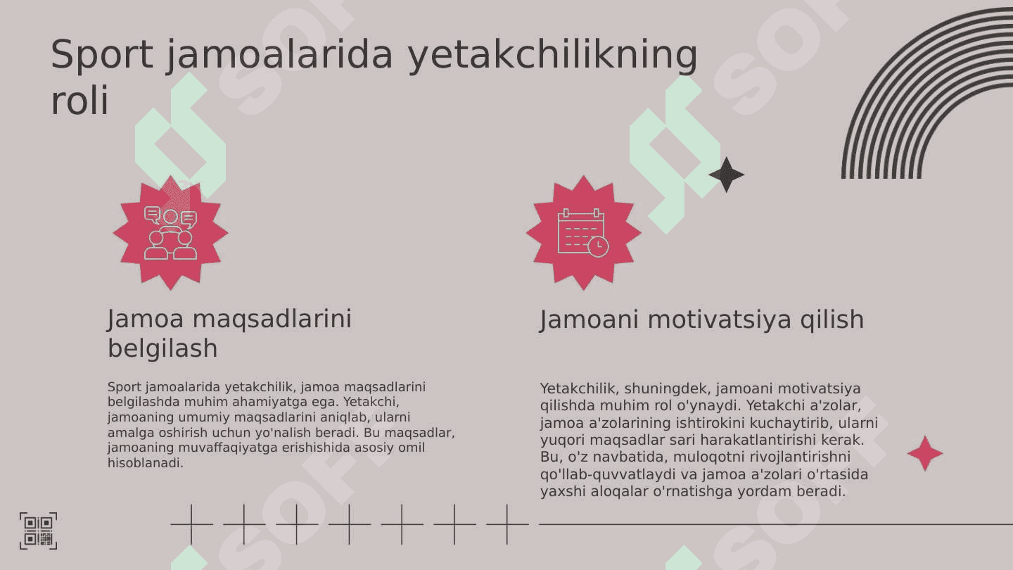 Sport jamoasida yetakchilik 4