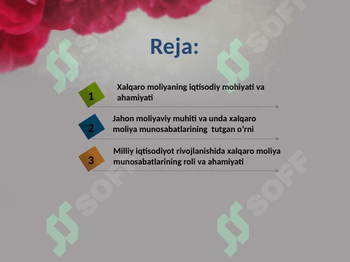 Jahon iqtisodiyoti rivojlanishida xalqaro moliya munosabatlarining roli 2