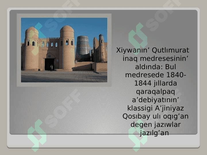 Ajiniyaz Qosibay uli 5