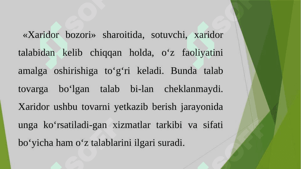 Servis xizmlatlar ko`rsatish logestikasi 3