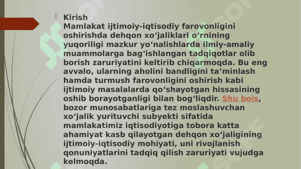 Hududlarda fermer xojaliklarining iqtisodiy rivojlanish korsatkichlarini modellashtirish 3