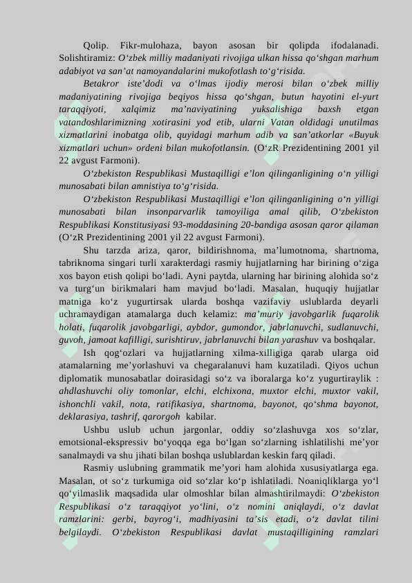 ISH YURITISH TILI VA USLUBI 2