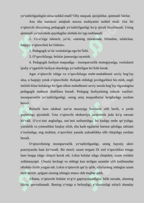 Pedagogik faoliyat va pedagogik mahorat 6