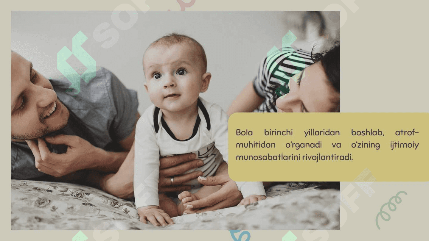 Bolaning sotsiumda rivojlanishi 3