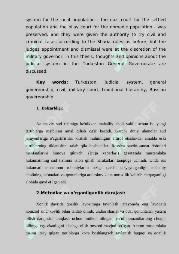 TURKISTON GENERAL GUBERNATORLIGIDA SUD  TIZIMI 3