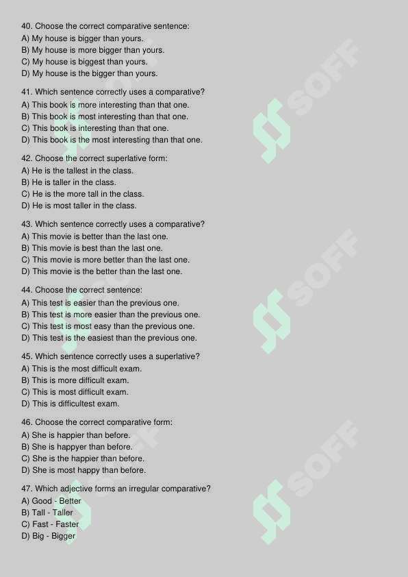 Ingliz tili test 6