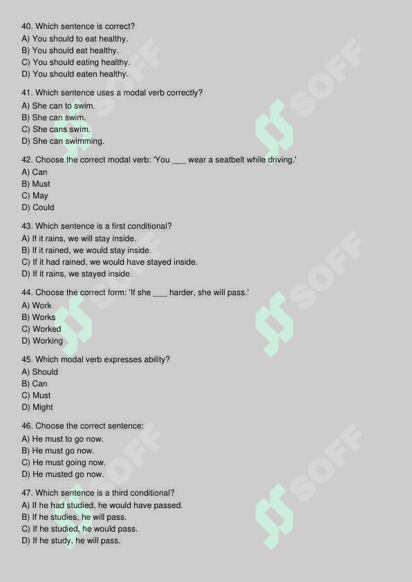Ingliz tili test 6