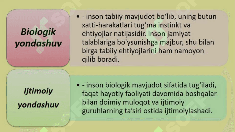 Inson va tabiat o'zaro ta'siri haqida yondashuvlar 3