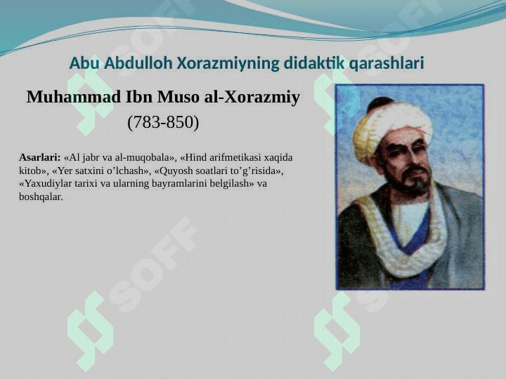 IX-XI asrlar - Sharq Uyg’onish davri 3