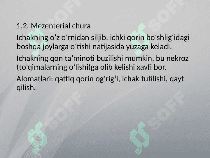 Ichki churralar 7