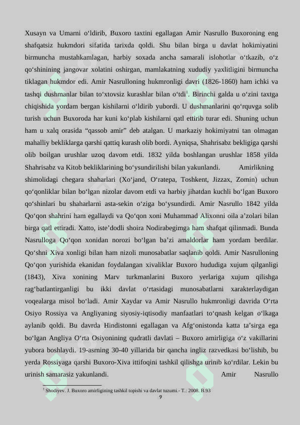 Buxoro amirligi tarixiga oid manbalar tahlili 8