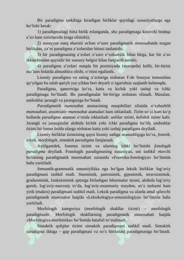 TIL BIRLIKLARI O‘RTASIDAGI MUNOSABATLAR 2