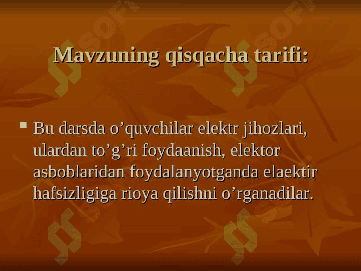 Elektr jihozlar 2