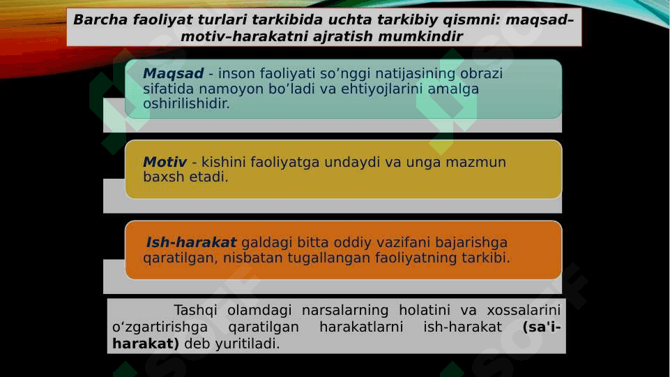 Faoliyatning asosiy turlari 8