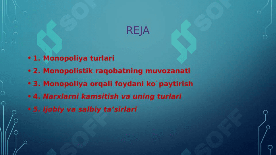 MONOPOLIYA NAZARIYASI 2