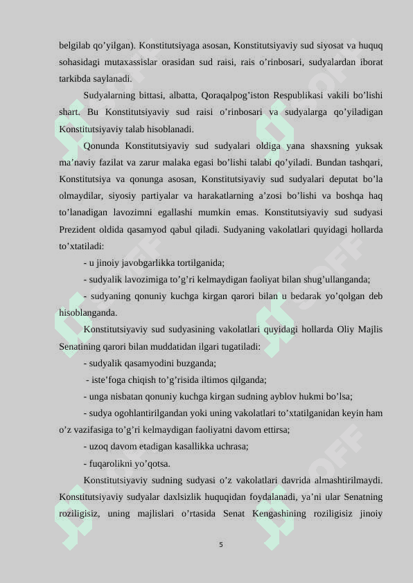 Sud hokimiyati 5