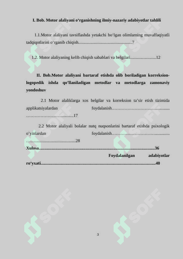 Motor alaliyani bartaraf etishda korreksion-logopedik ish 3