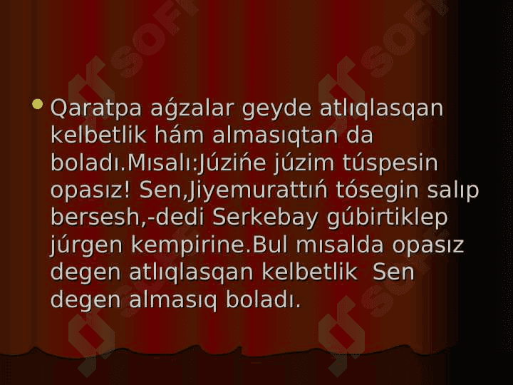 Qaratpa aǵzanıń bildiriliwi 3