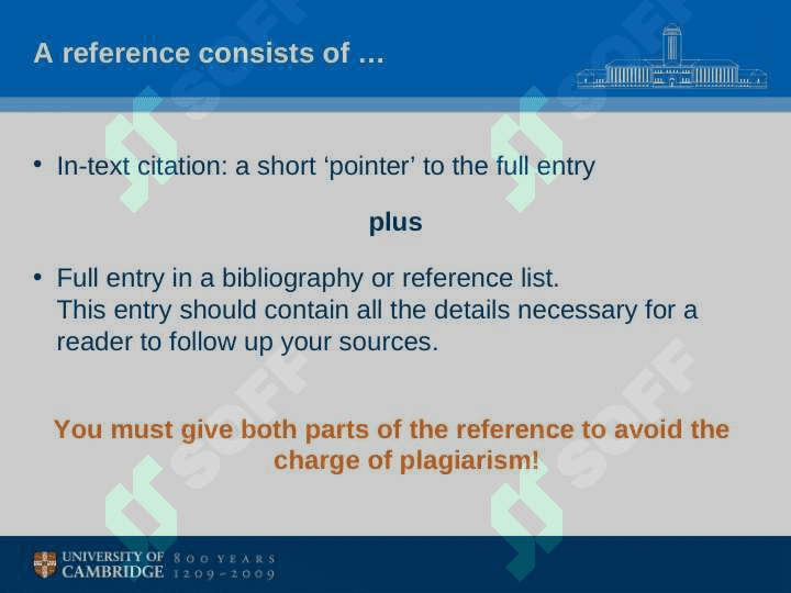 Referencing without tears: why, when and how to cite 7