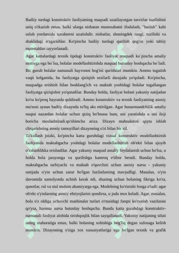Konstruktiv tugunlarni chizish 4