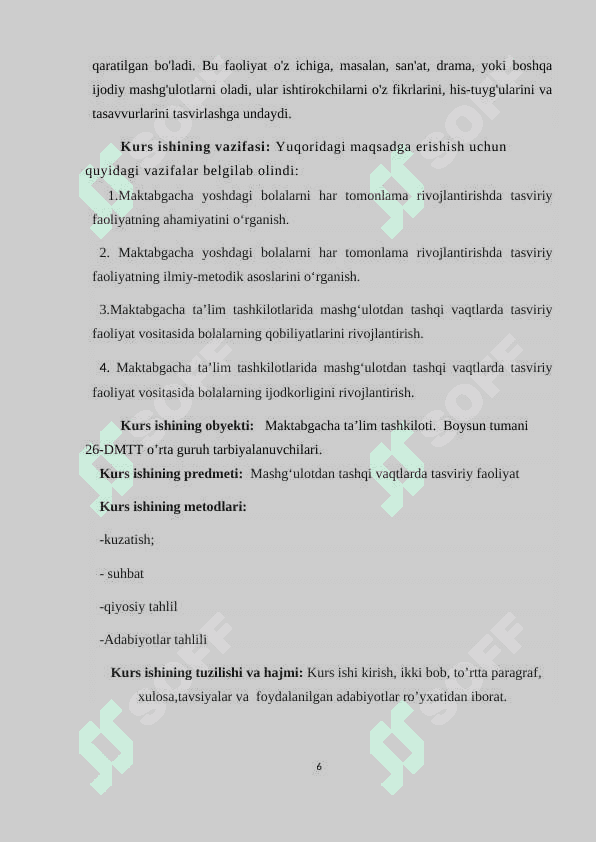 MASHG’ULOTDAN TASHQI VAQTLARDA TASVIRIY FAOLIYAT 5