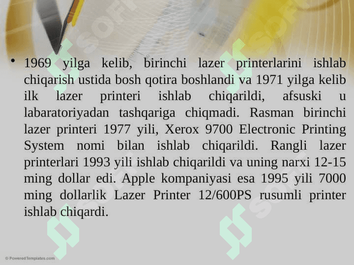 Printer turlari va ularga xizmat ko’rsatish 5