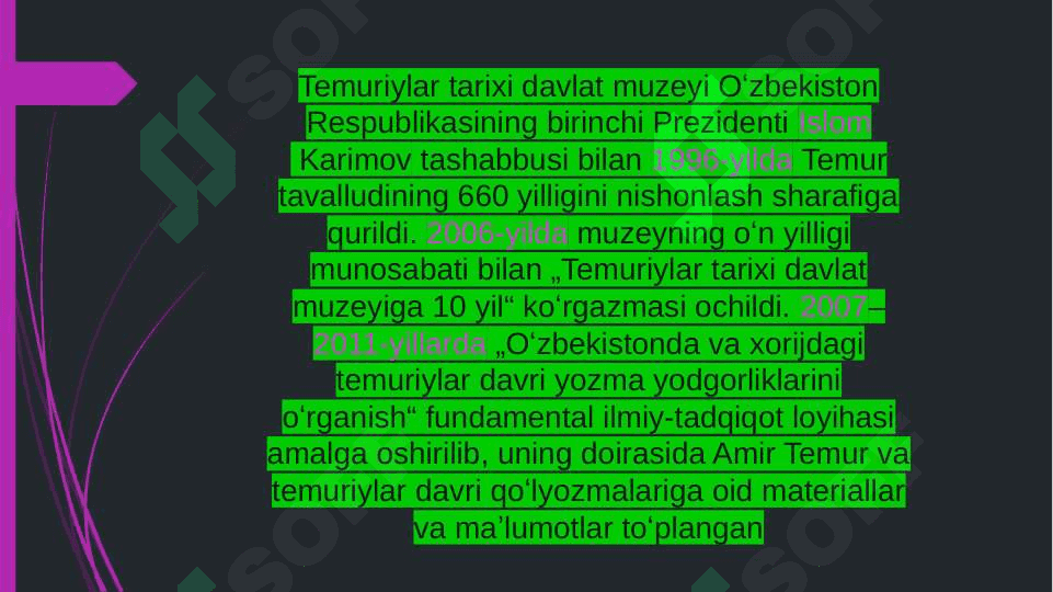 Temuriylar tarixi davlat muzeyi 4