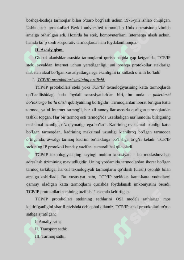 TCP/IP protokollar steki haqida umumiy tushuncha 4