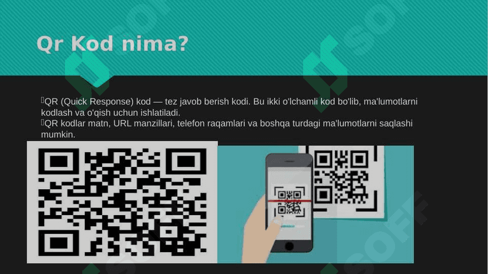 QR Kod bilan ishlash 2