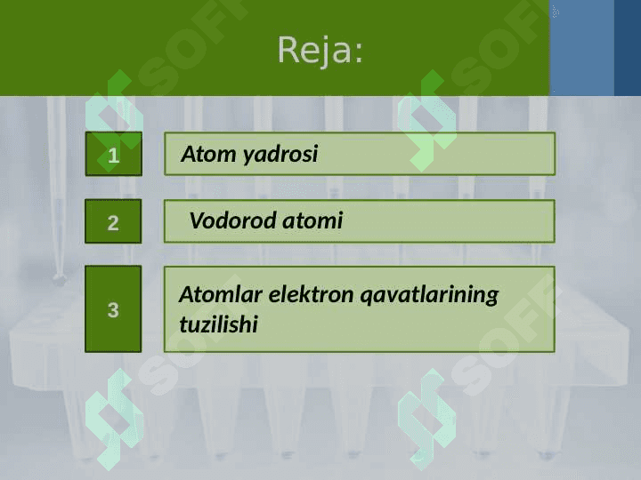 Atom yadrosi. (Kimyo fanidan 16 varoqli slayd) 3