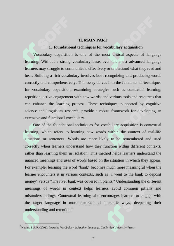 THE WAYS TO LEARN VOCABULARY 6