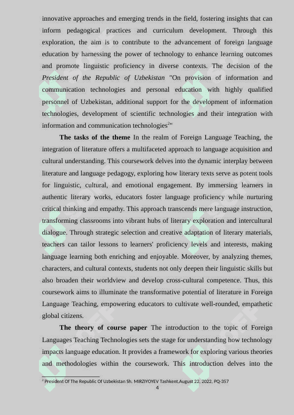 Foreign languages teaching technologies 4
