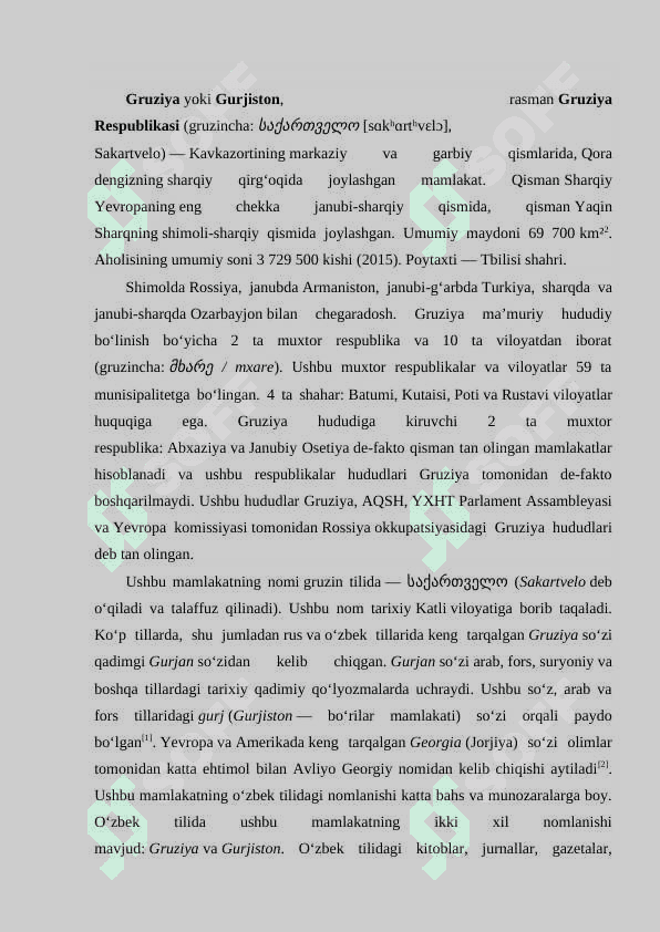 GRUZIYADA OMMAVIY AXBOROT VOSITALARI 2