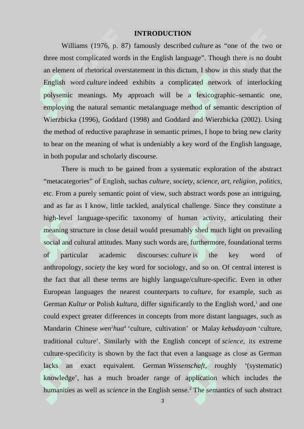 SEMANTIC CLASSIFICATION OF WORDS 2
