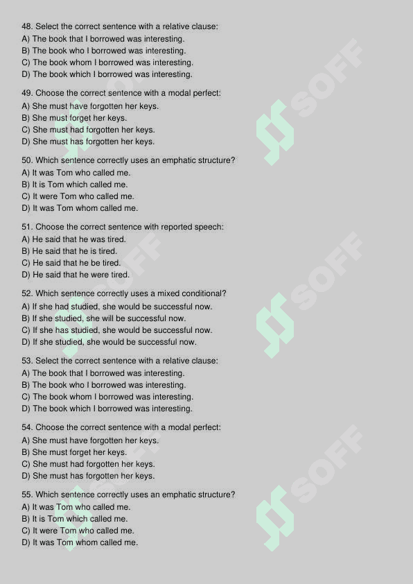 Ingliz tili test 7