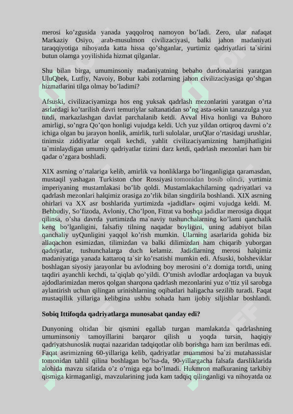 Qadriyatlar falsafasi 3