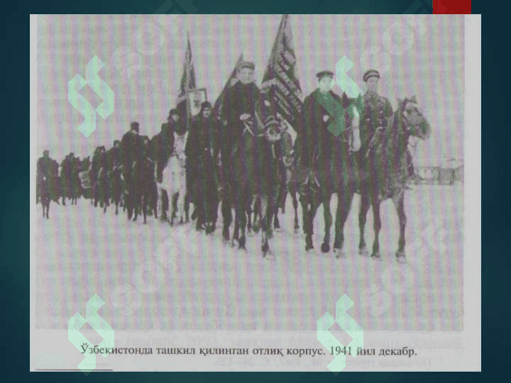 Ikkinchi jahon urushi yillarida xalqining fashizm ustidan qozonilgan g`alabaga qo`shgan hissasi. 2