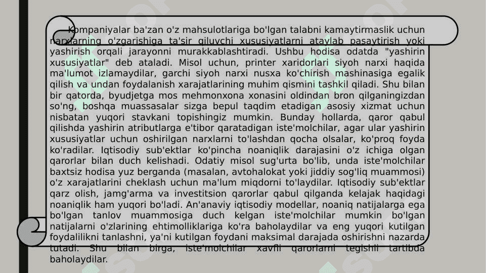 TAVAKKALSHILIK SHAROITIDA TANLASH VA NOANIQLIKLAR 3