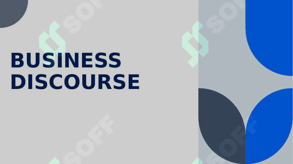 Business Discourse 2