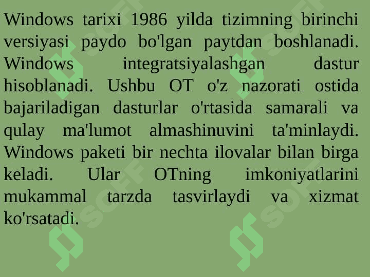Operatsion tizimlar 8