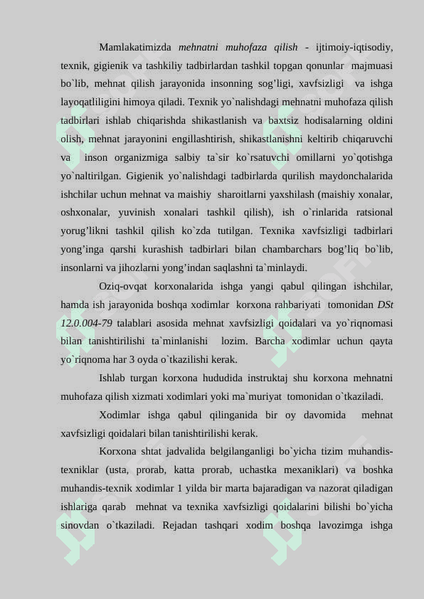 Montaj ishlariga tayyorgarlik va tashkil qilish 2