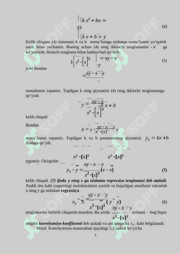 mashinali o'qitishda chiziqli regressiya usullari 5