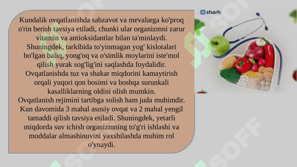 SALOMATLIKNI SAQLASH  SLAYD 5