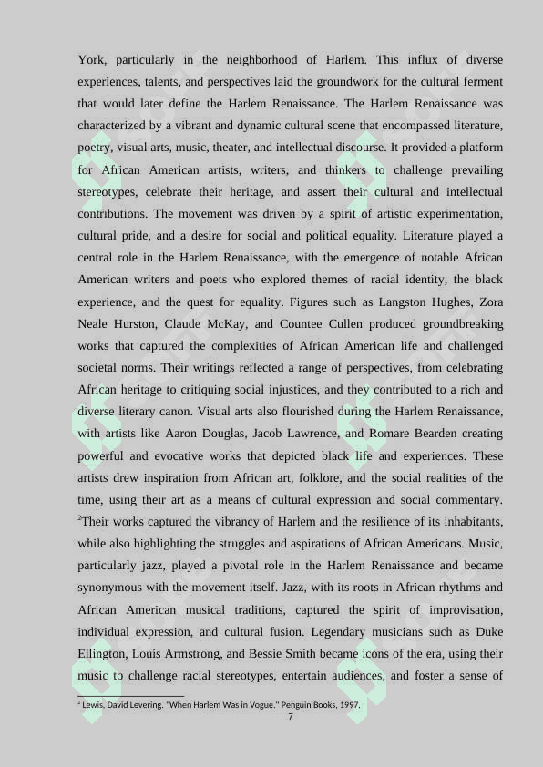 The Harlem Renaissance Exploring African American Artistic Expression 6