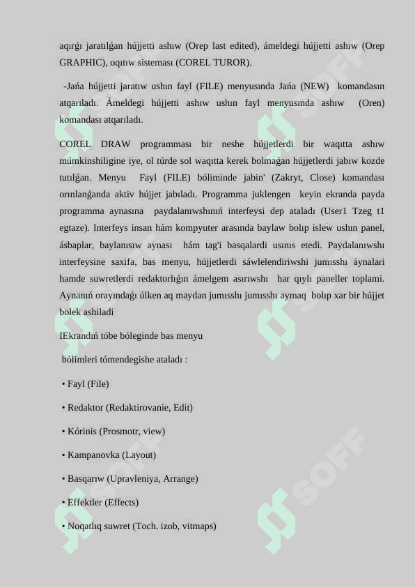Corel Draw programmasi 4