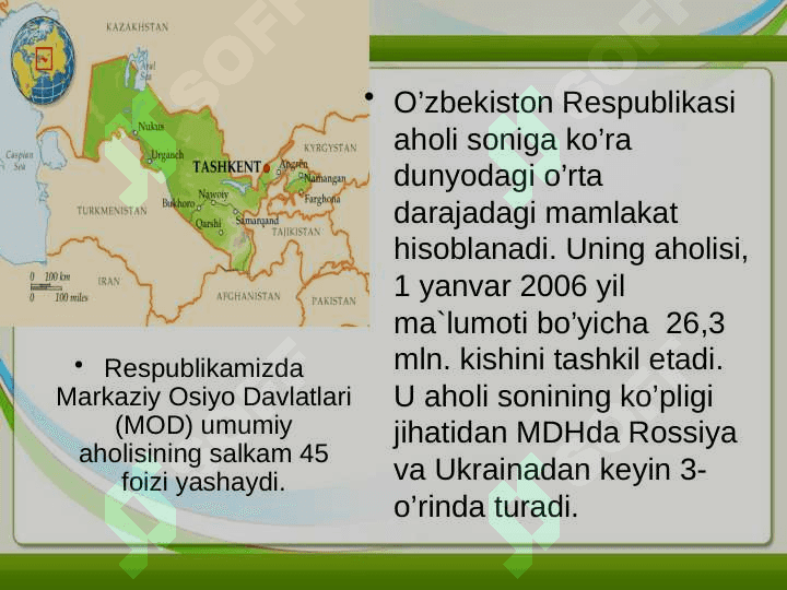 O`zbekiston aholisi statistikasi 4